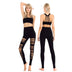 Yoga Suit Women'S Fashion Blouse Shockproof Bra Tight Yoga Pants  Piece Set