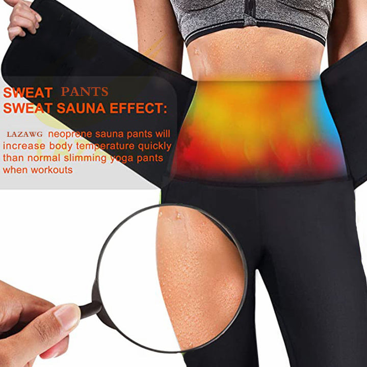 Compression Waist Sweat Pants Fitness Yoga Pants