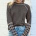 Autumn New Round-neck Long-sleeved Pullover Women
