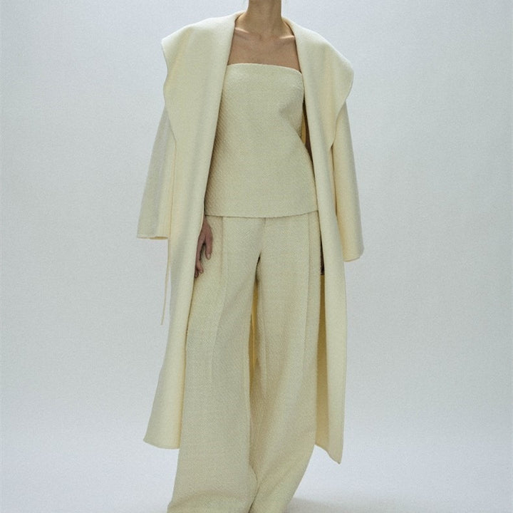 Women's Fashion Double-sided Wool Overcoat Coat
